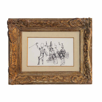 Lithographie - La fanfare en parade - R.Dufy (1877–1953) - vers 1950