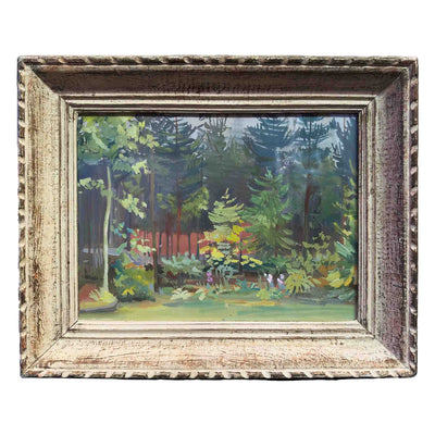 Tableau Clairière en été - Huile sur toile exemplaire unique