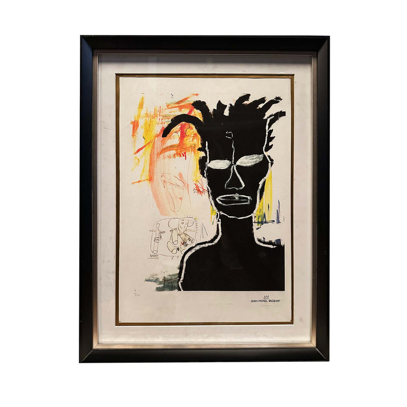 Ombre primitive - Lithographie numérotée - J-M.Basquiat - Tirage limité 110/300