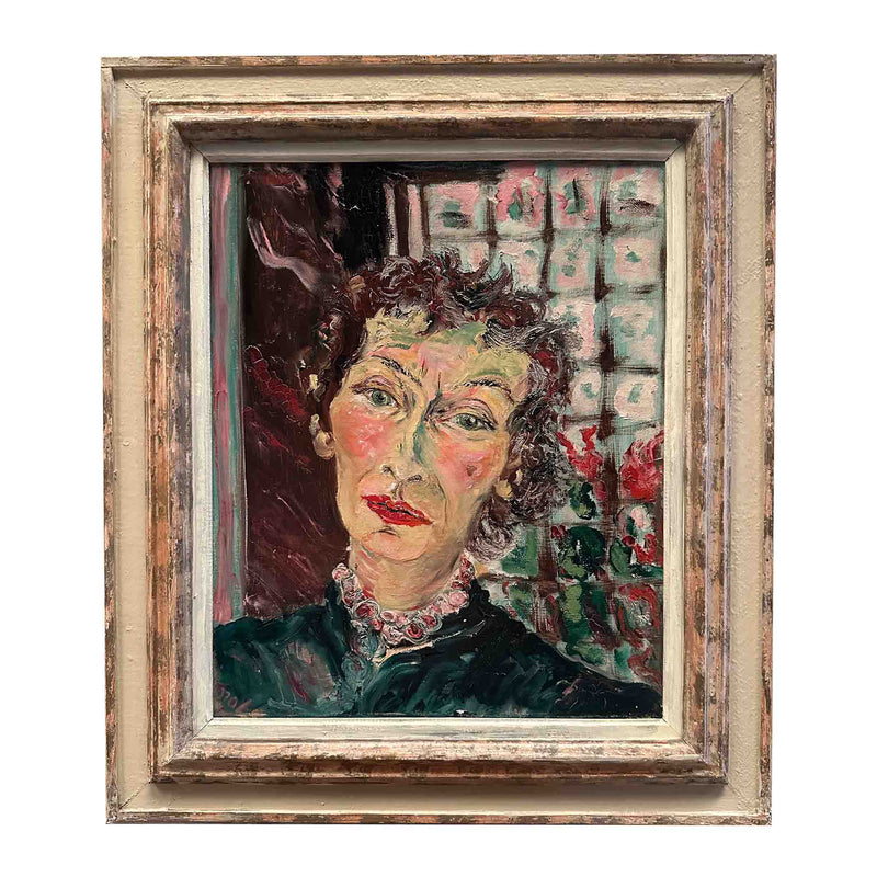 Madame aux camélias - Huile sur toile