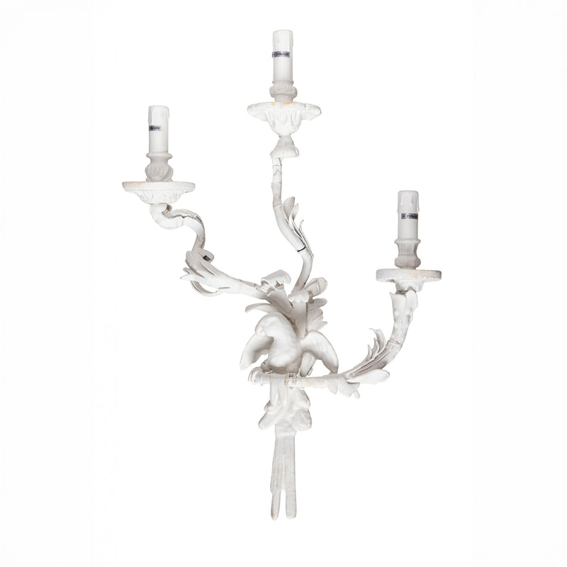 Applique en fer Castiglione blanche 