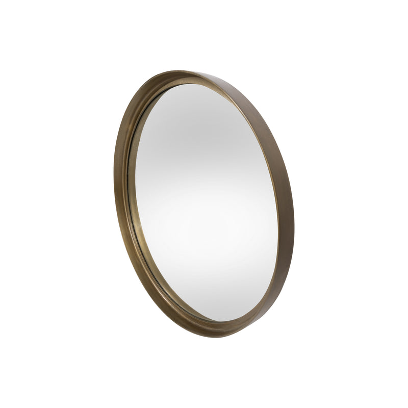 Miroir en laiton vieilli Orsay Grand Modèle vue de côté