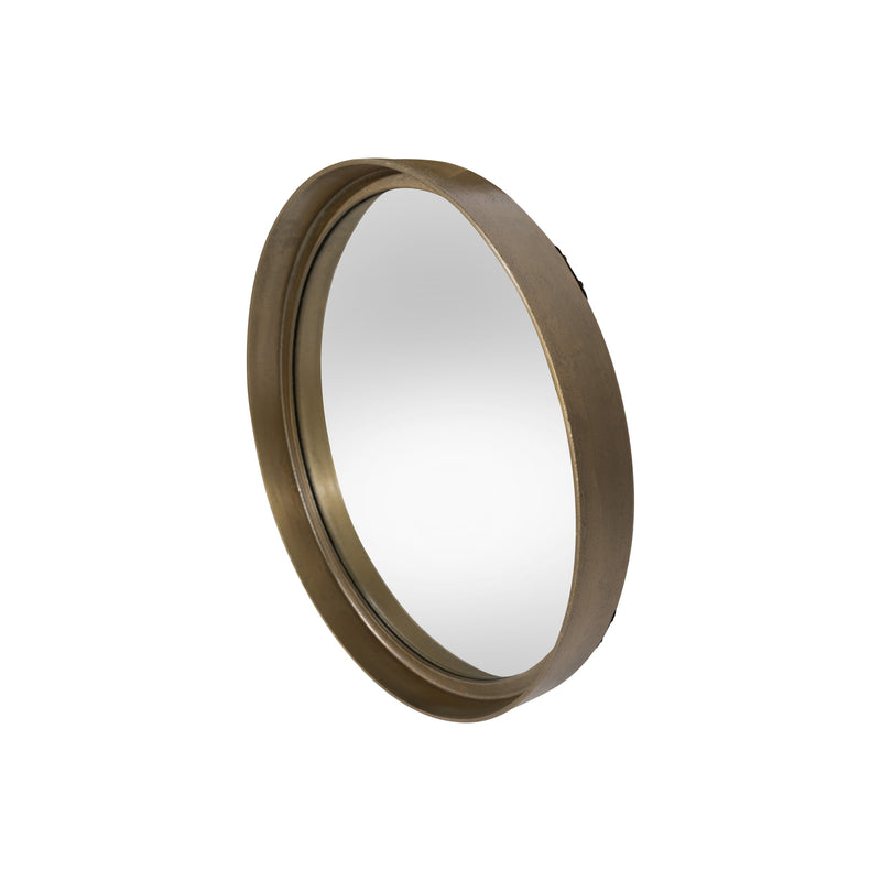 Miroir en laiton vieilli Orsay  Moyen Modèle vue de côté