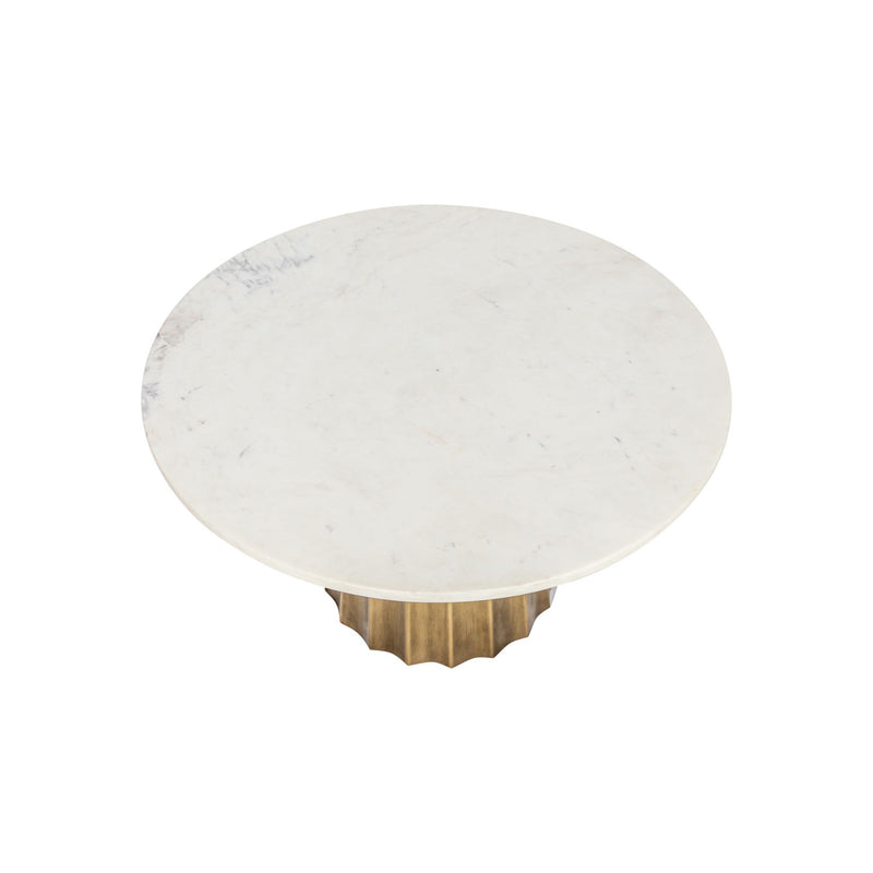 Table basse Turin plateau marbre vue du haut