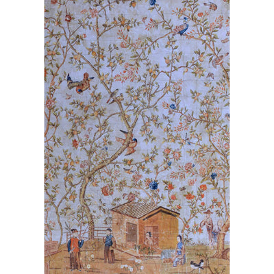 Jardin Monghol Papier peint panoramique motif zoomé