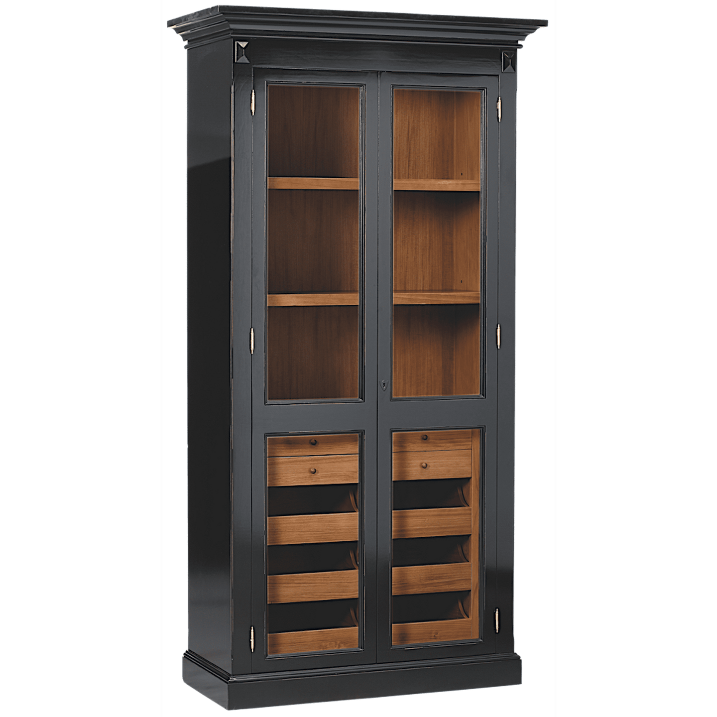 Dressing en bois massif 10 tiroirs Chaillot avec fond 